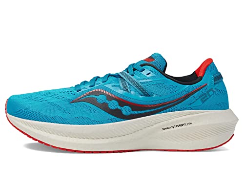 Saucony Men's Triumph 20 Running Shoe, Ocean/Redrock 13 M US