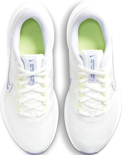 Nike Women's Downshifter 11 Sneaker, White Lime Ice 3413 102, 9.5 US