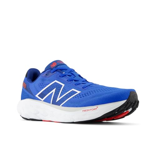 New Balance Men's Fresh Foam X 880 V14 Running Shoe, Blue Oasis/Atlantic Blue/True Red, 11 M