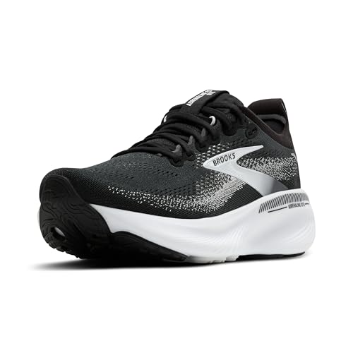 Brooks Women’s Adrenaline GTS 25 Supportive Running & Walking Shoe - Black/Grey/White - 8.5 Medium