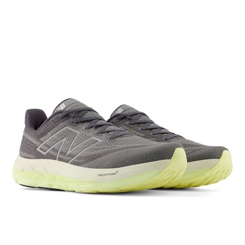 New Balance Mens FreshFoamX Vongo V6 HarborGry/Limelight/Slvr Metallic 10W