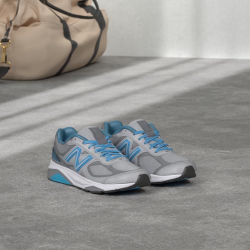 New Balance Women's Made in US 1540 V3 Running Shoe, Silver/Polaris, 6 M US