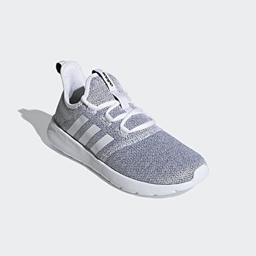 adidas Women's Cloudfoam Pure 2.0 Running Shoe, White/White/Black, 6