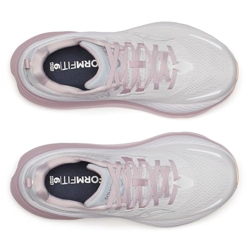 Saucony Women's Hurricane 24 Sneaker, Cloud/Bloom, 8.5