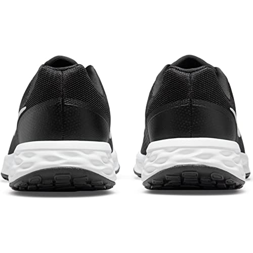 Nike Men's Revolution 5 Flyease Running Shoe, Black White Iron Grey, 7.5 UK