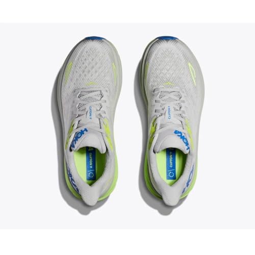 Hoka Men's Clifton 9 Stardust/Electric Cobalt 12.5 Medium
