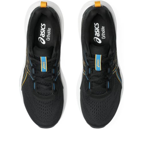 ASICS Men's Gel-Contend 9 Running Shoes, 10, Black/YAMABUKI