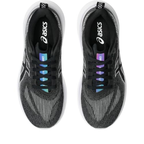 ASICS Women's GLIDERIDE MAX 2 Running Shoes, 8, Black/Lilac HINT