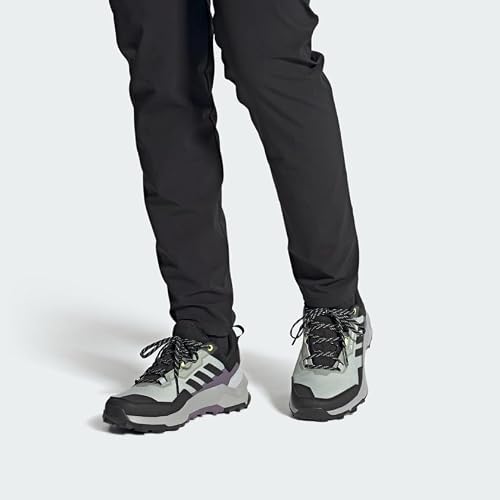 adidas Women's Terrex AX4 Gore-Tex Sneaker, Wonder Silver/Core Black/Grey, 8.5