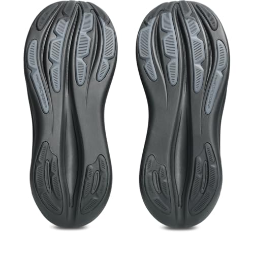 ASICS Men's Gel-Nimbus 28 Running Shoes, 12, Black/Graphite Grey