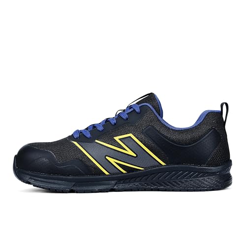 New Balance Evolve Aluminum Alloy Toe Men’s Industrial Work Shoes in Black/Blue/Yellow alternate view 9