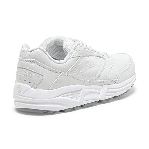 Brooks Womens Addiction Walker Walking Shoe - White - 2A - 10.0