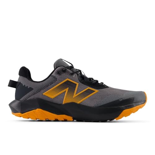 Men's New Balance DynaSoft Nitrel v6 Trail Shoes in Castlerock/Phantom/Sizzle alternate view 3