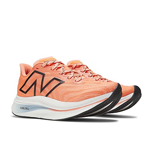 New Balance Women's FuelCell SuperComp Trainer V2 Running Shoe, Neon Dragonfly/Black, 12 W