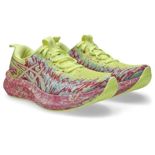 ASICS Noosa TRI 16 White/EDO Purple, Lucid Yellow Bright Rose, 6 US