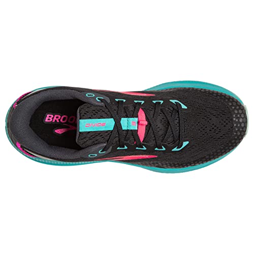 Brooks Women’s Divide 3 Trail Running Shoe - Pearl/Blue Coral/Pink - 8.5 Medium
