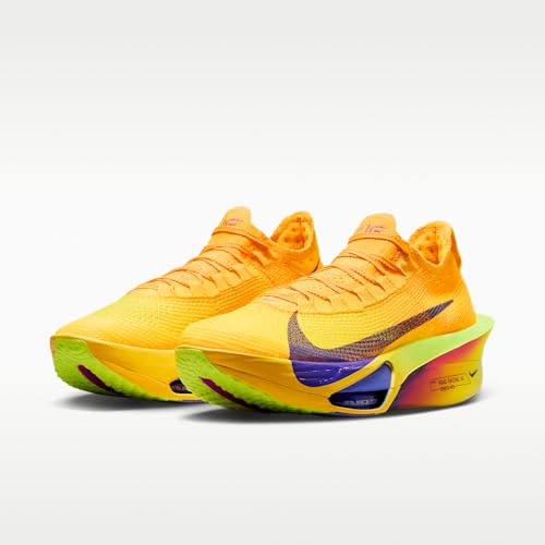 Nike Alphafly 3 Men's Road Racing Shoes (Laser Orange/Citron Pulse/Volt Ice/Indigo Burst) Size 6.5
