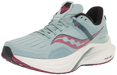 Saucony Women's Tempus Sneaker, Mineral/Rose, 6.5