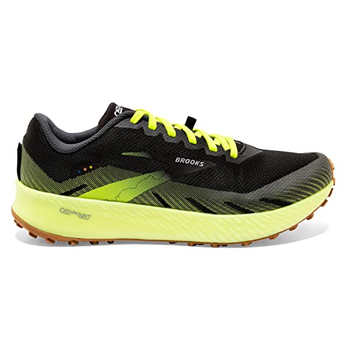 Brooks Catamount Men's Trail Running Shoe - Black/Nightlife - 9