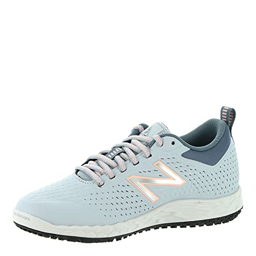 Women's New Balance Fresh Foam Slip Resistant 806 v1 Industial Industrial Shoes in Light Cyclone/Ocean alternate view 5