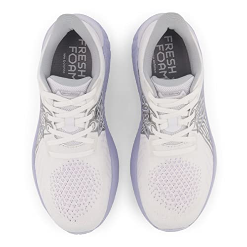 New Balance Women's Fresh Foam X Vongo V5 Running Shoe, White/Silver Mink/Libra, 5 Wide US