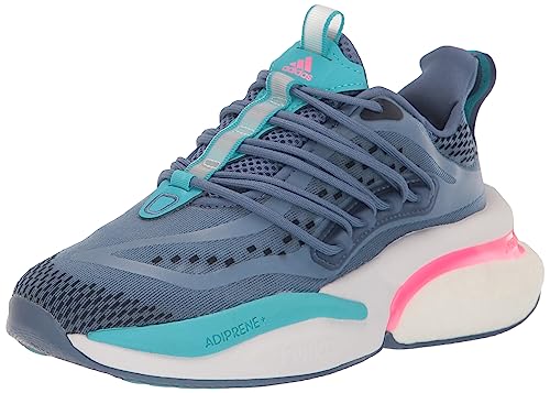 Adidas Womens Alphaboost V1 Crew Blue/Lucid Pink/Lucid Cyan 10