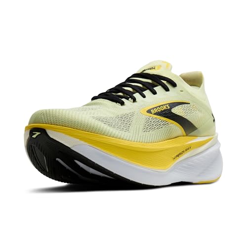 Brooks Men's Hyperion Max 3 Neutral Running Shoe - Luminary/Cyber Yellow/Black - 12.5 Medium