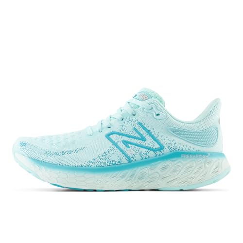 New Balance Women's Fresh Foam X 1080 V12 Running Shoe, Bright Cyan/Virtual Blue, 5.5 M