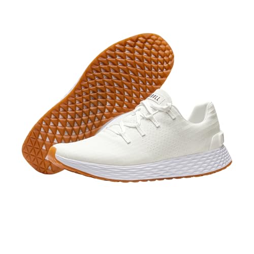 NOBULL Men's Allday 365 (Ripstop) Shoe | Athletic Cross-Training Sneaker for Gym, Running & Walking, Comfortable Workout Trainers, White Gum, 12