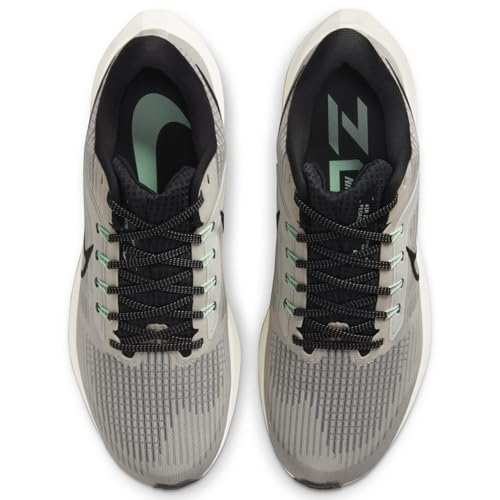 Nike Air Zoom Pegasus 39 Mens Running Trainers DH4071 Sneakers Shoes (UK 7.5 US 8.5 EU 42, Phantom Black sail Mint Foam 004)