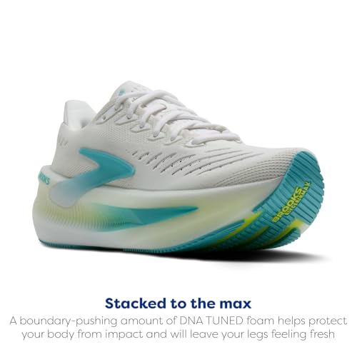 Brooks Men’s Glycerin Max 2 Neutral Running & Walking Shoe - White/Ipanema/Nightlife - 12.5 Medium - alternate view 4