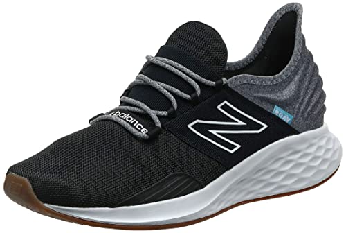 New Balance Men's Fresh Foam Roav V1 Sneaker, Black/Light Aluminum, 10.5 - product image