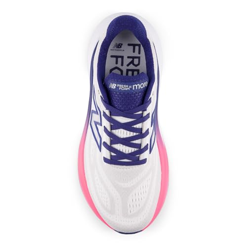 New Balance Women's Fresh Foam X More v6 Running Shoe, Reflection/Blue Oyster, 8.5 W