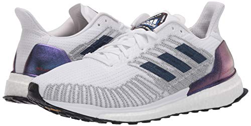 adidas Women's Solar Boost ST 19 W Athletic Shoe, White/Indigo/Solar Red, 6 M US