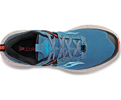 Saucony Women's Ride 15 Tr Trail Running Shoe, Mist/Ember, 8