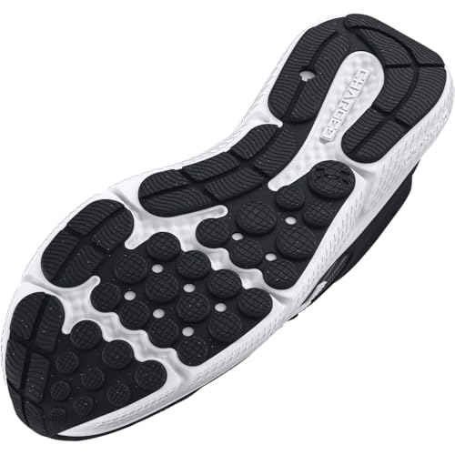 Under Armour Men's Charged Assert 10 Shoes, (001) Black/Black/White, 11.5