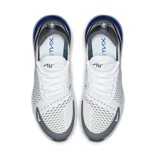 Nike Men's Air Max 270 Sneaker, White Persian Violet Dark Grey, 11.5 US