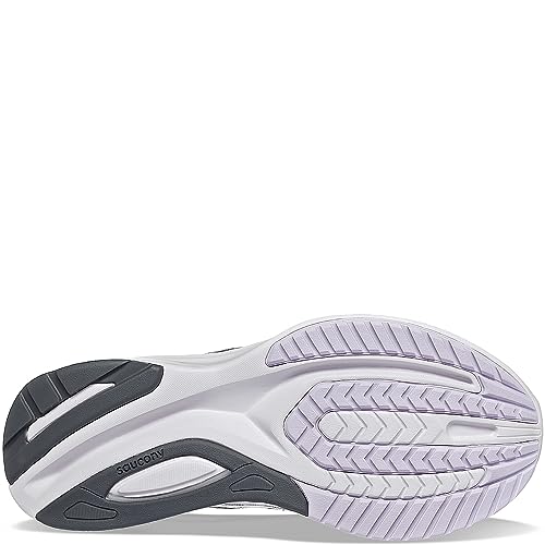 Saucony Women's Guide 16 Sneaker, Concrete/Mauve, 12