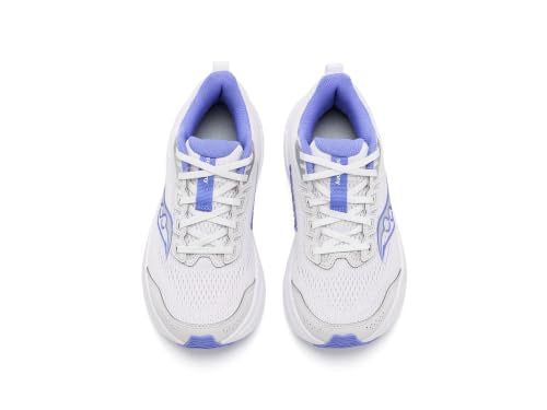 Saucony Women's Cohesion 19 Sneaker, Fog/Vinca, 8.5