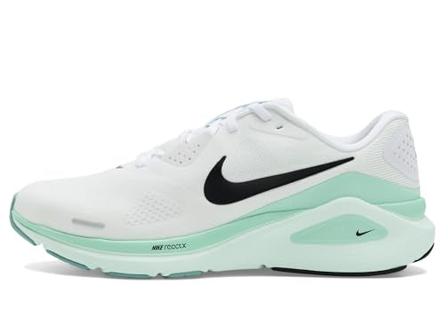 Nike Women's Structure 26 White/Black/Barely Green/Mint Foam/Cannon 7.5 X-Wide