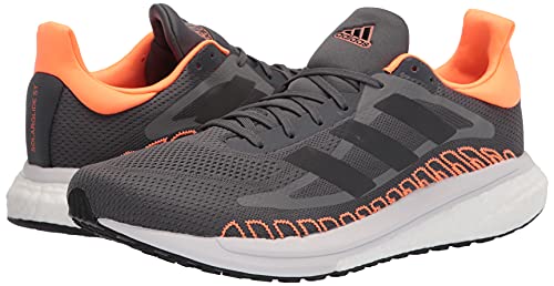 adidas,Mens,Solar Glide ST,Grey/Black/Screaming Orange,10