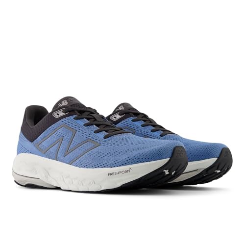 New Balance Men's Fresh Foam X 860 V14 Running Shoe, Blue Laguna/Black Cement/Grey Matter, 9.5 M