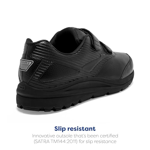 Brooks Addiction Walker V-Strap 2 Women's Walking Shoe - Black/Black - 7.5