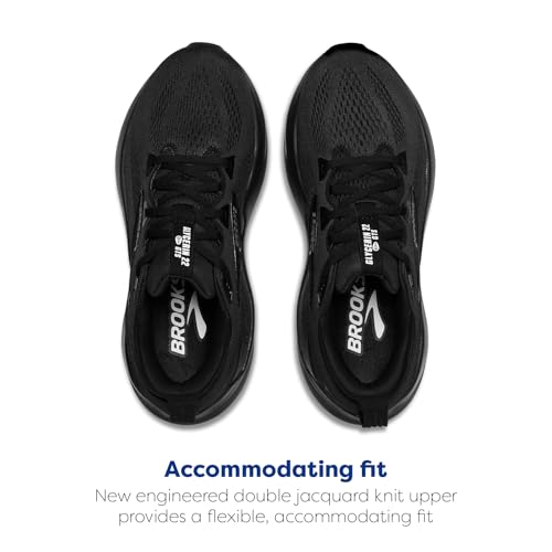 Brooks Men’s Glycerin GTS 22 Supportive Running Shoe - Black/Black/Ebony - 14 Wide - alternate view 4