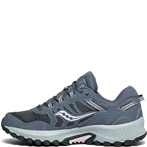 Saucony Women's Excursion TR13 Trail Running Shoe, Folkstone/Orchid, 8 M