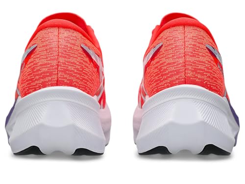 ASICS Men Magic Speed 4 Running Shoe, FLASH RED/WHITE, 7