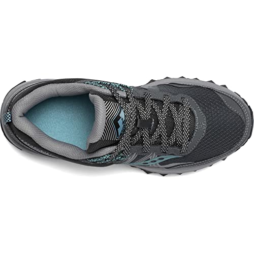 Saucony Women's Excursion TR14 Trail Running Shoe, Charcoal/Marine, 8.5