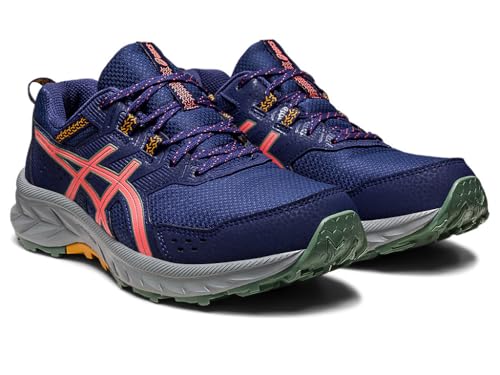 ASICS Women's Gel-Venture 9 Running Shoes, 6, Indigo Blue/Papaya