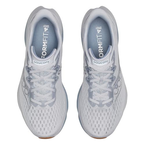 Saucony Men's Kinvara 16 Sneaker, Cloud/Storm, 10