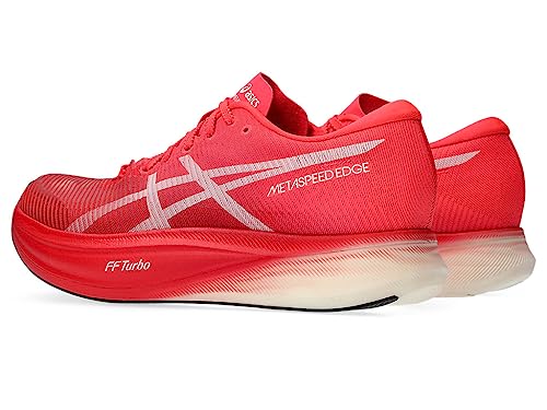 ASICS Unisex METASPEED Edge+ Running Shoes, 12M / 13.5W, Diva Pink/White